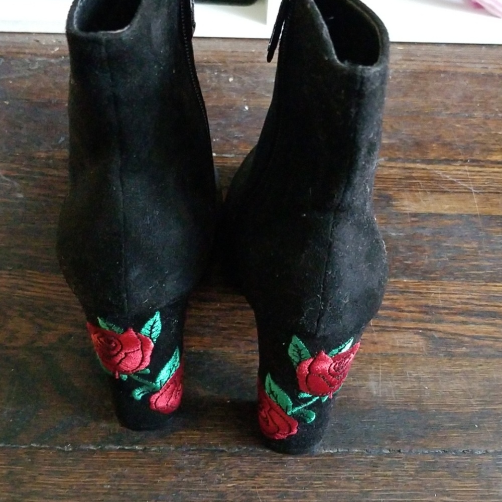 Suede Heeled Booties